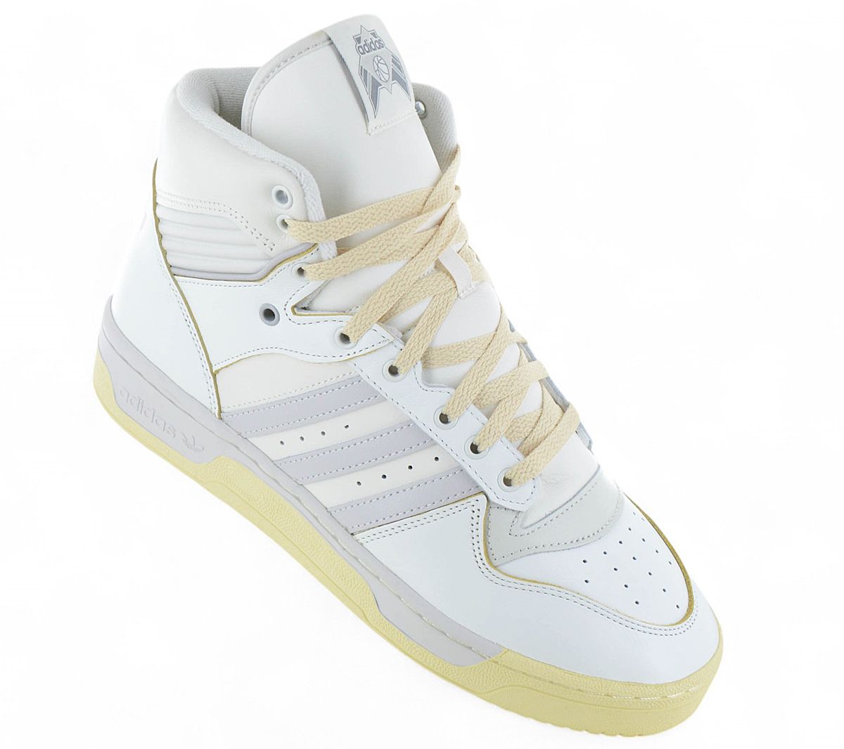 adidas Rivalry Hi - Herren Sneakers High-Top Schuhe Leder Weiß FZ6315