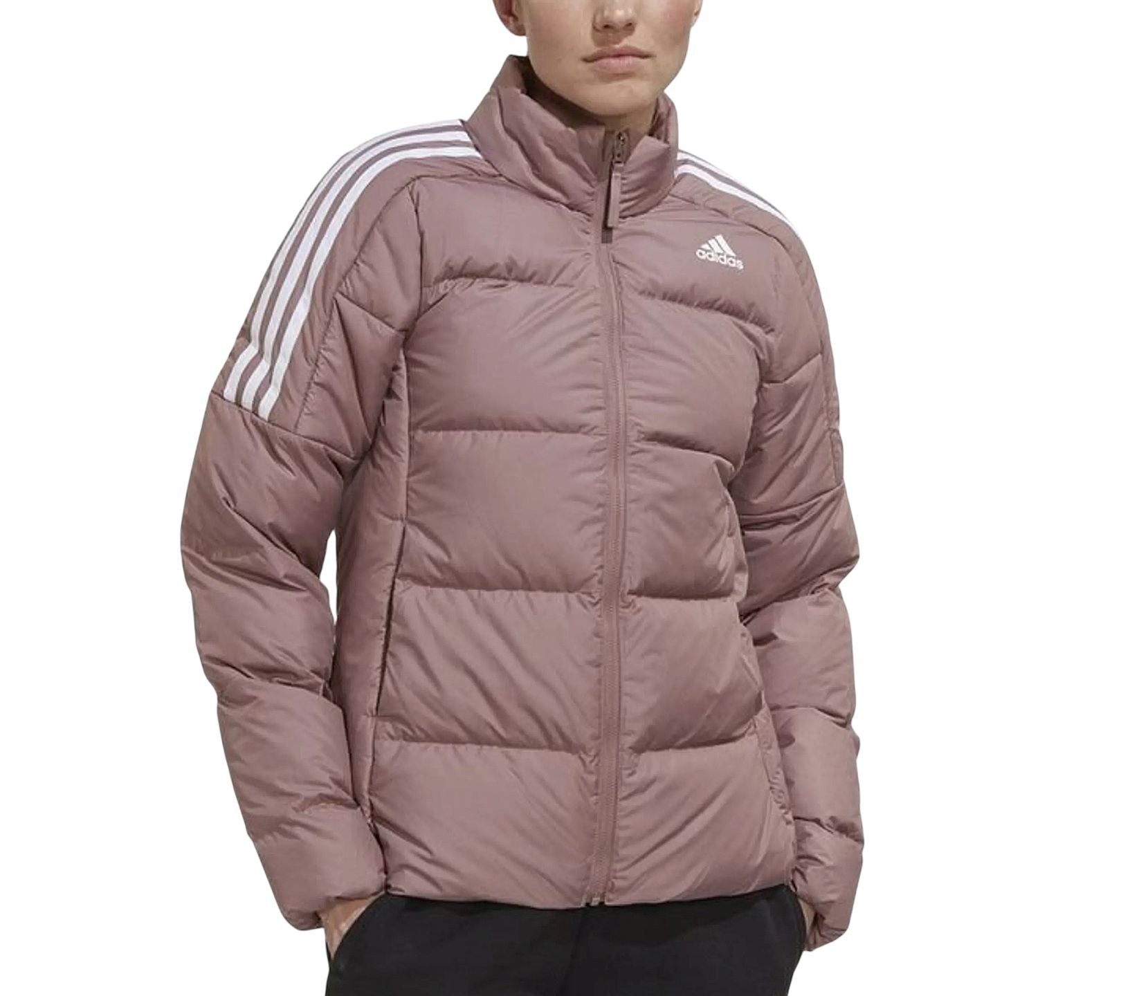 adidas Essentials Midweight Down Jacket - Damen Winter Daunen Jacke Rose HK4668