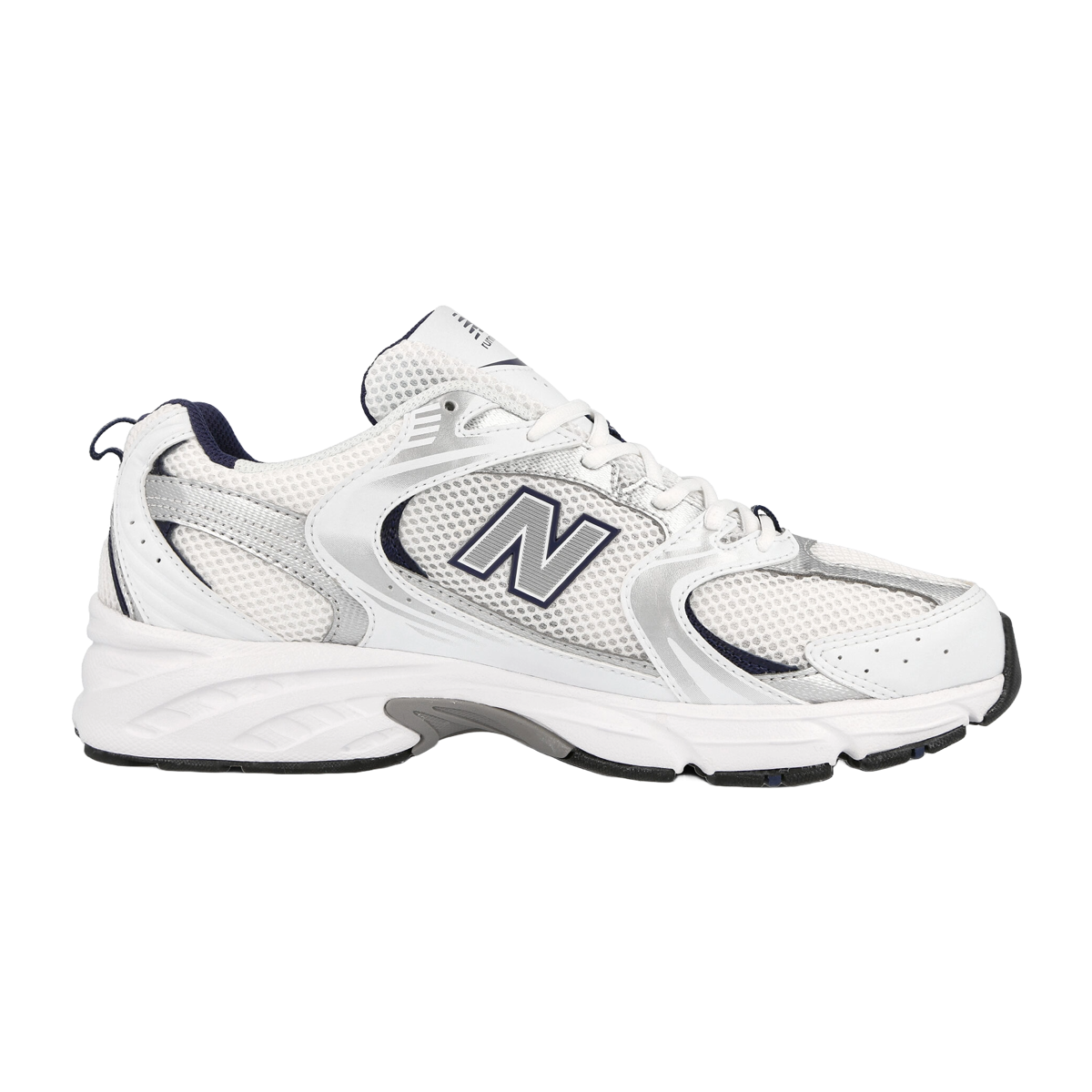 New Balance 530 White Silver Navy