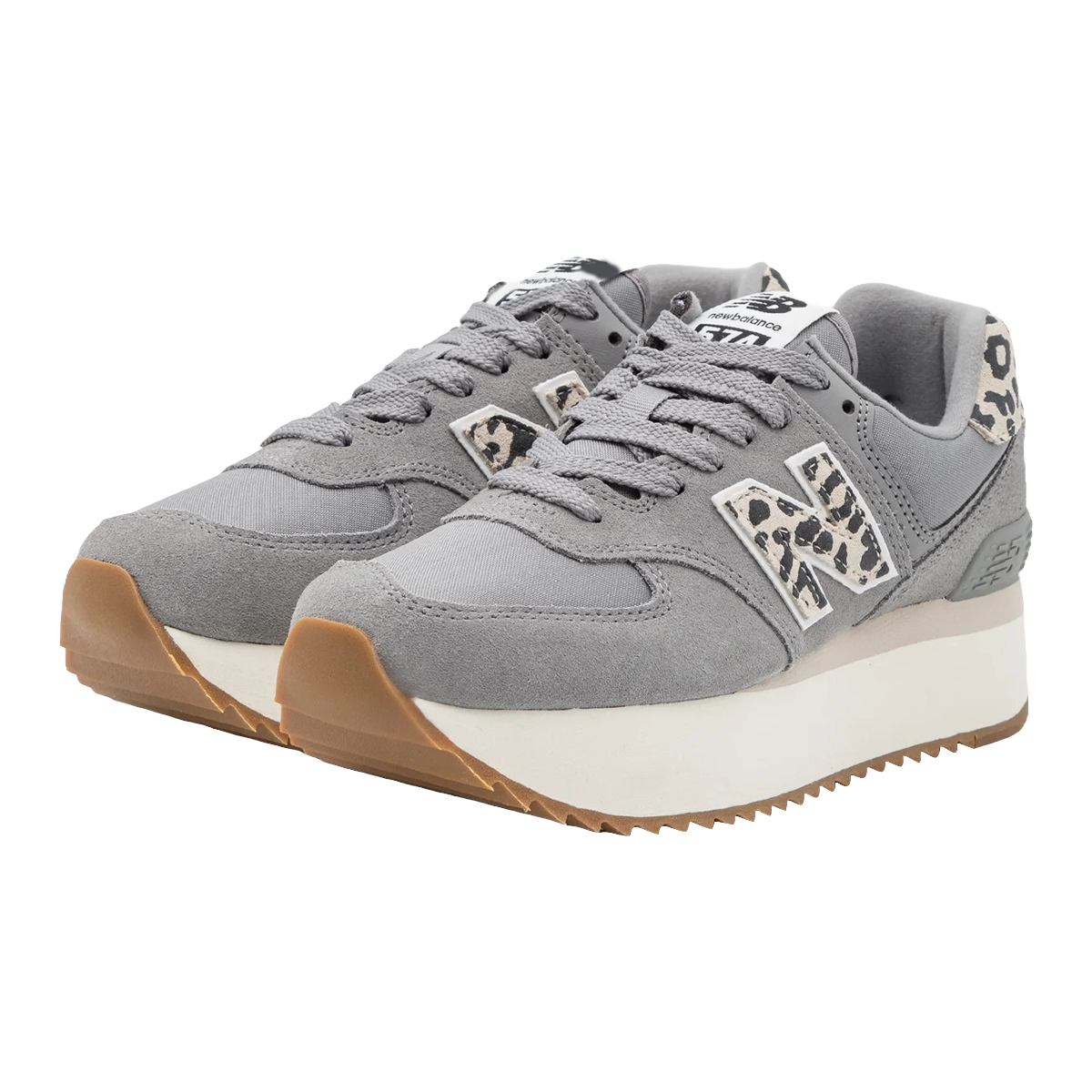 New Balance 574 Plus Sea Salt Animal Print (Women's)